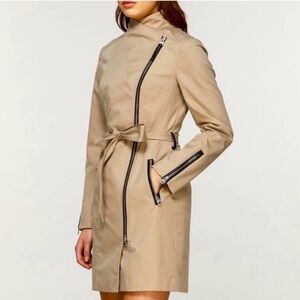 Mackage Tan Trench Coat with Belt
